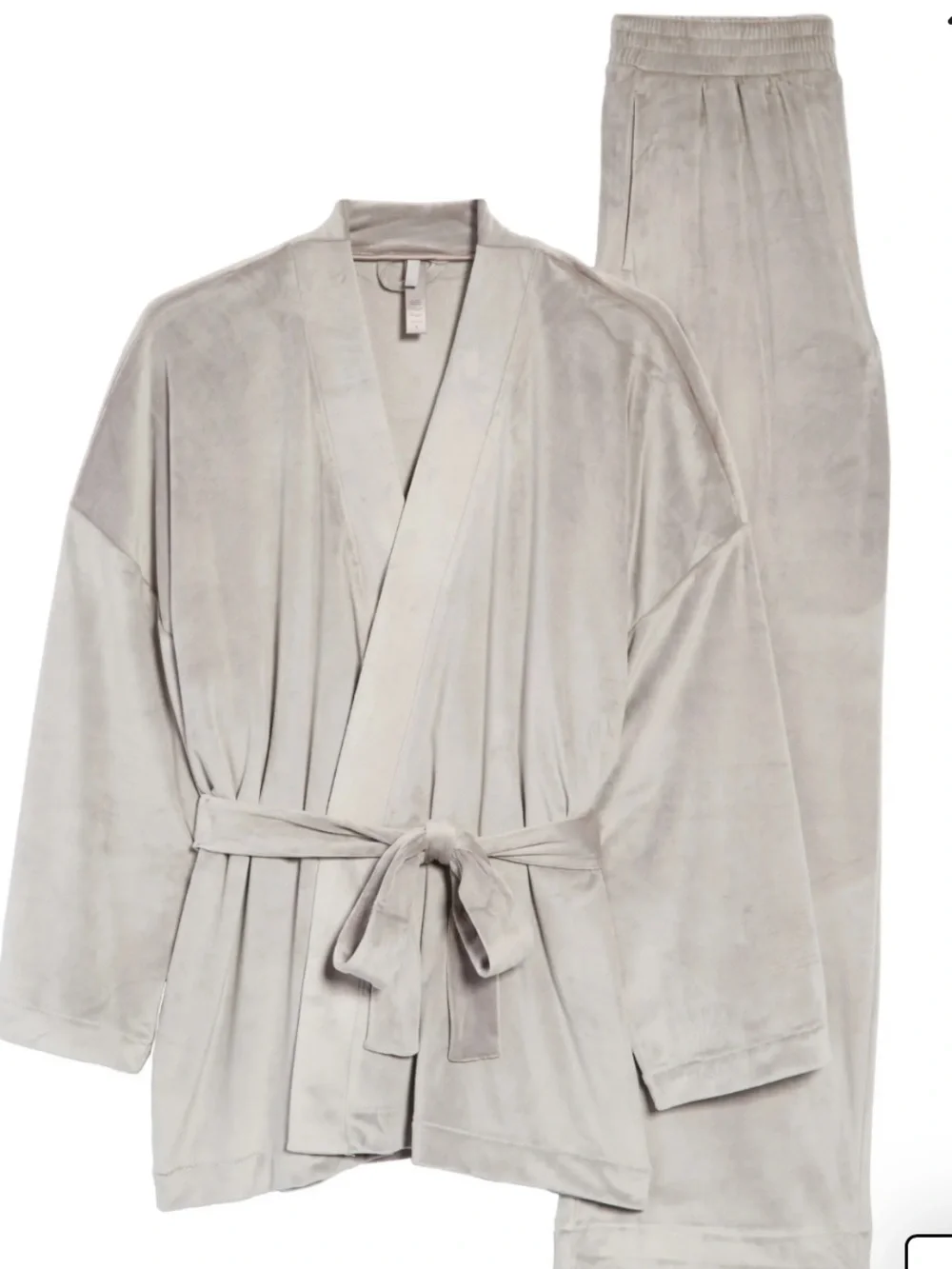 NWT SKIMS Women's Velour Wrap Lounge Set
